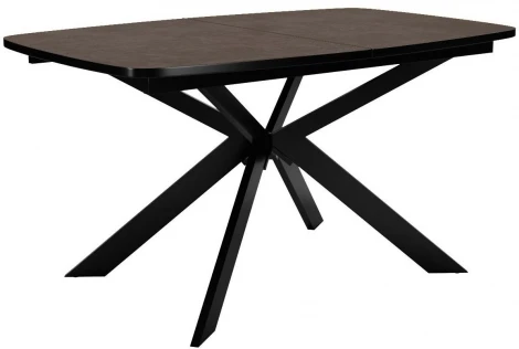 Стол DikLine B140 хромикс бронза, опоры черные