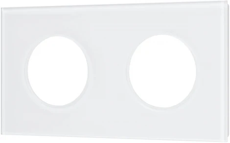 Рамка стеклянная FRM-GLARE-GC-2-WH (Arlight) 043835