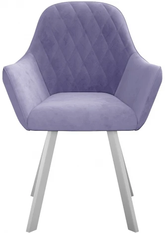 Стул 240 поворотный, Z23 лаванда, ножки белые Dikline 00-00062361