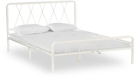 Двуспальная кровать Woodville Иоханна 18 160х200 белая 511598
