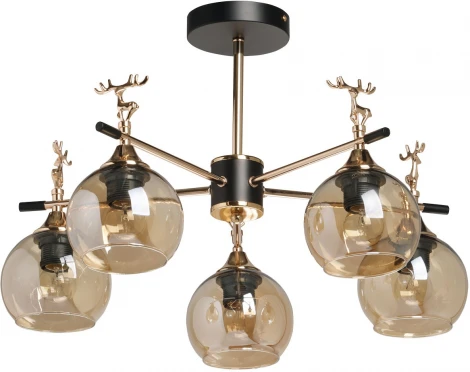 Потолочная люстра на штанге De City Альфа 324019005 (220V, шарики, животные)