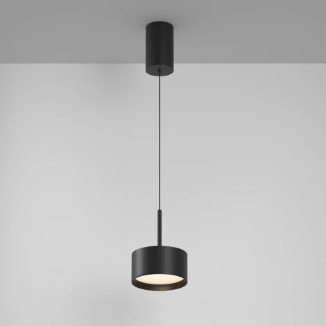 Подвесной светильник Maytoni Glare P102PL-12W3K-B (LED, 220V, на проводе, круглые)