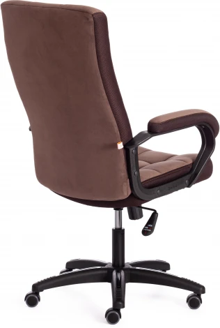 Компьютерное кресло игровое Tetchair TRENDY (Флок,Ткань/Коричневый)