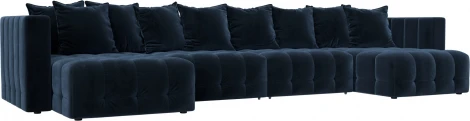 Диван П-образный Лига-052 НПБ Лонг Лига Диванов (Велюр) арт.128842