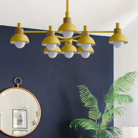 Люстра на штанге Fanta A 8 Lights Yellow ImperiumLoft Fanta_A01 (101568-26) (220V)