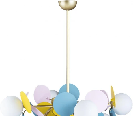 Подвесная люстра Loft IT Matisse 10008/8 mult (для детской, 220V, на тросе, шарики)
