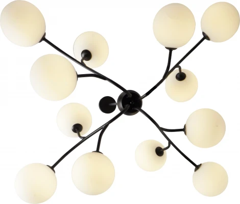 Потолочная люстра на штанге Zortes Blo ZRS.1178.12 (220V, шарики, IP21)