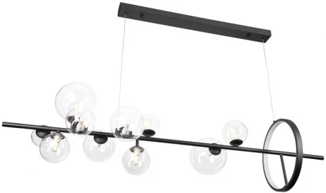 Подвесной светильник Molecule 10023/1200L (220V, на тросе, шарики, кольцо)