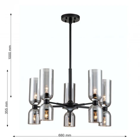 Потолочная люстра на штанге Favourite Amusing 2877-5P (220V)