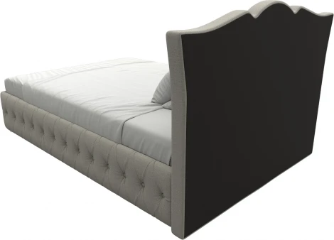 Кровать интерьерная Герда 140 (Бежевый/Рогожка) Лига Диванов арт.123061