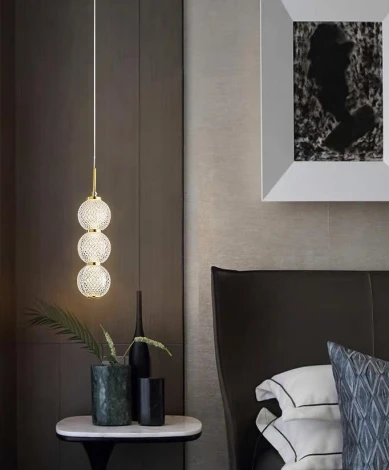 Подвесной светильник Alfa Light F0324-26 (LED, 220V, на проводе, шарики)