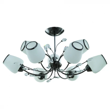 Потолочная люстра IDLamp 834 834/9PF-Darkchrome