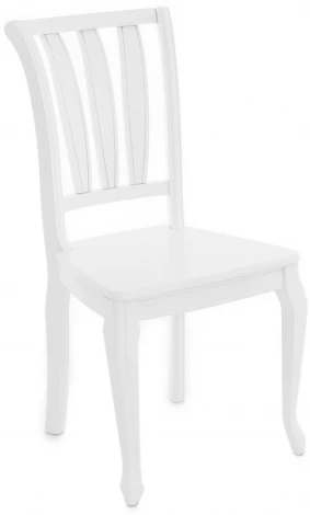 Стул Кабриоль Жесткий, Белый, Аврора