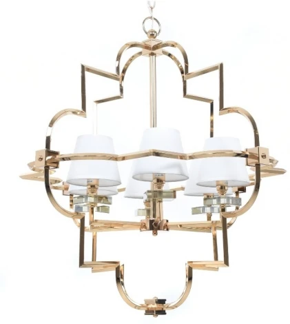 Подвесная люстра Lumina Deco Baltimore LDP 8020-6 GD+WT