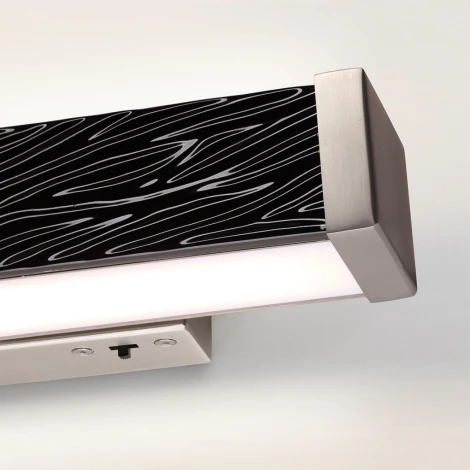 Настенный светильник светодиодный Odeon Light Riviera 5451/10WLB черный/никель/металл/керамика/акрил LED x 10W 2000К/3000K/4000K/переключ