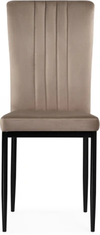 Стул на металлокаркасе Woodville Rek cappuccino / black