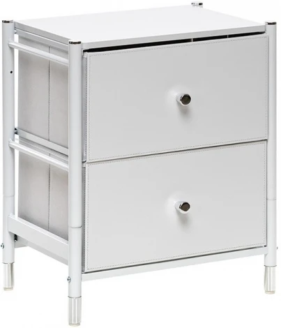 Комод Leset Хайди 2 ящика (Сталь/Экокожа) Leset арт.2500000224300