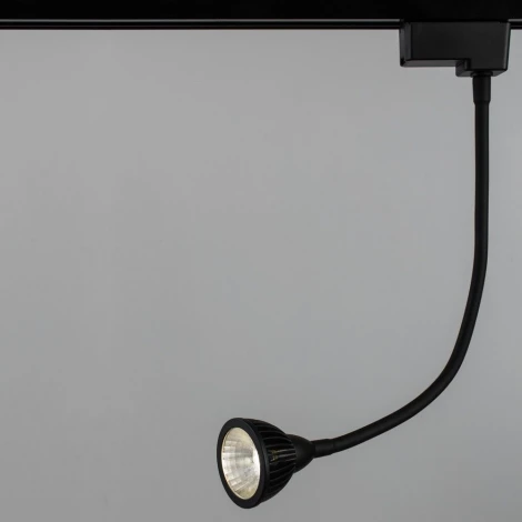 Трековый светильник на гибкой штанге Arte Lamp Cercare A4107PL-1BK (LED, 220V, круглые)