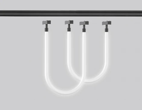 Светильник с гибким неоном светодиодный трековый гибкий для магнитного шинопровода Ambrella Track System GV1707 (48V)