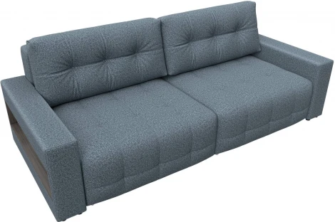 Диван прямой с полками Лига-053 НПБ Лига Диванов (Велюр) арт.128906