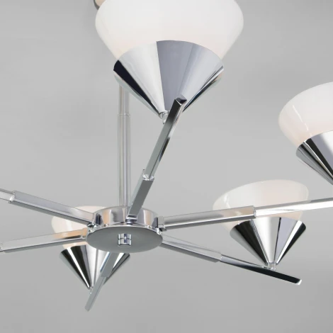 Потолочная люстра на штанге Eurosvet Rylee 70138/6 хром (220V)