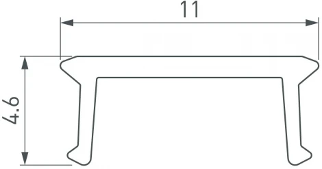 Экран COMFORT10-V-FANTOM-2000 OPAL (Arlight, Пластик) 052559