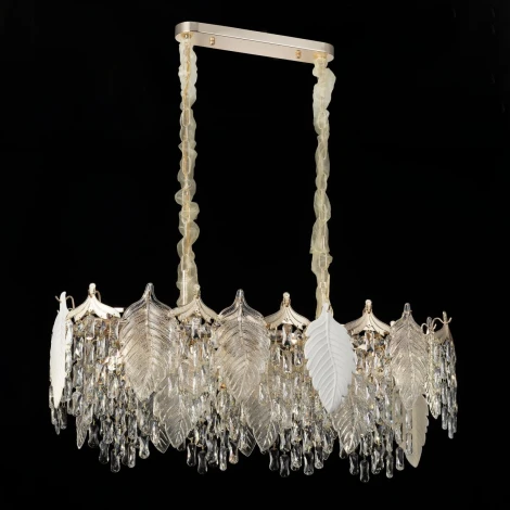 Подвесная люстра Citilux Darby CL309272 (220V, подвески, на цепи, листья)