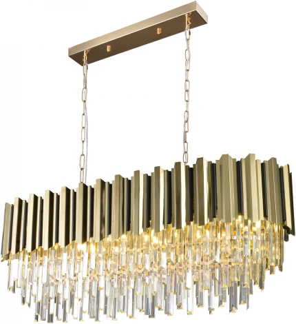 Подвесная люстра Natali Kovaltseva Delta Ii 81449/12C GOLD