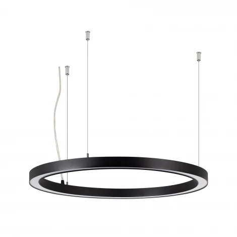 Подвесной светильник SP-CIRCLE-HANG-O3535-D600-35W Day4000 (RAL9005, 120 deg, 230V) IP40 LED (Arlight, Алюминий) 049361 (на тросе)
