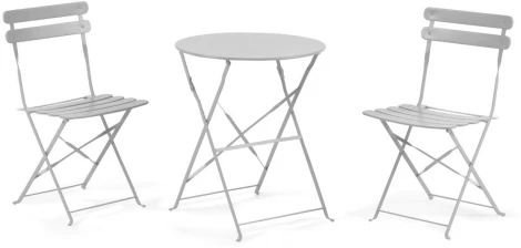 Комплект садовой мебели La Forma (ex Julia Grup) Beryl (Белый,Серый/ Металл,Сталь)
