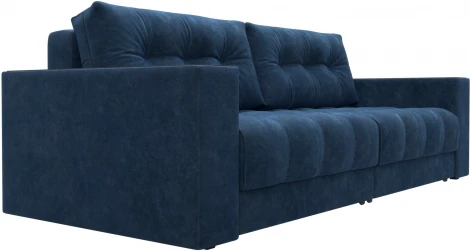 Диван прямой с декором Лига-049 НПБ Лига Диванов (Велюр) арт.128396