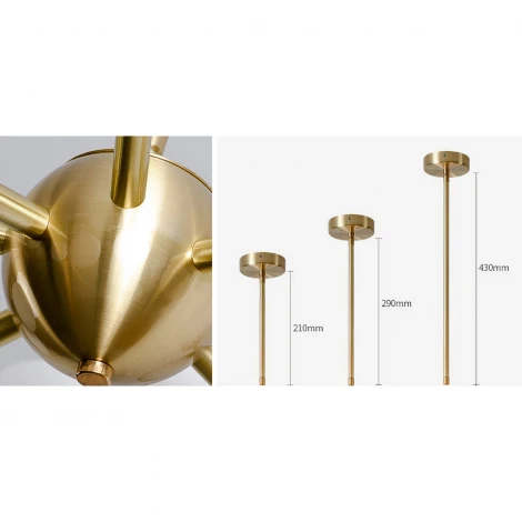 Потолочная люстра на штанге G4 Lu Carte LC-11-0378