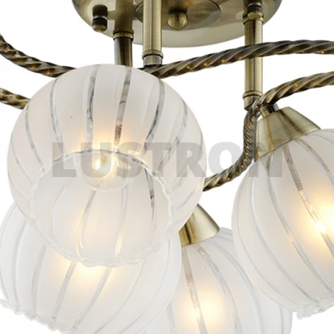 Потолочная люстра IDLamp Carlota 244/6PF-Oldbronze