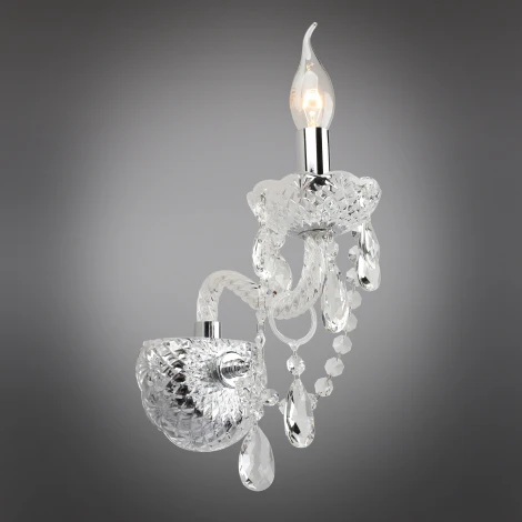 Бра Aployt Koletta APL.755.01.01 (220V, хрусталь, подвески, свеча)