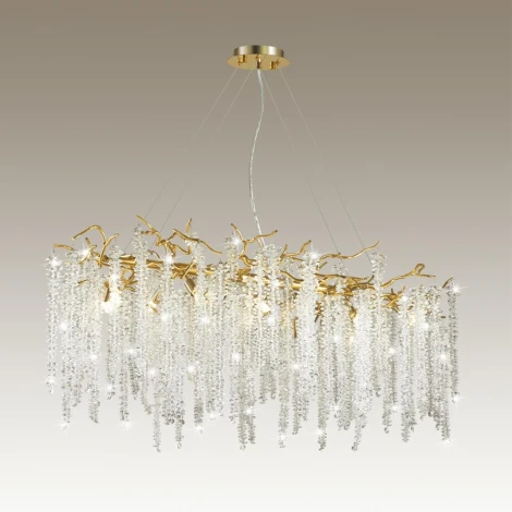 Подвесная люстра Banche 5005/12 Odeon Light (220V, подвески, на тросе, ветки)