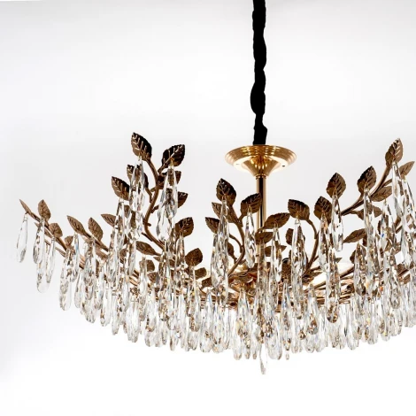 Подвесная люстра хрустальная Modelux MODELUX ML.6747.8 GD