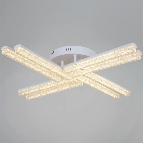 Потолочная люстра светодиодная на штанге с регулировкой цветовой температуры, яркости и ночным режимом Reluce 58290-0.3-08 WH