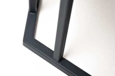 "Женева" интерьерный стол из HPL шестиугольный, D50, H35, цвет "серый гранит" 4SIS арт.УТ-00004487