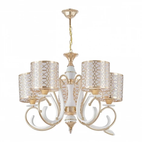 Подвесная люстра Arte Milano Florentia-1237 301237/5 Wh/Gd (220V, на цепи)