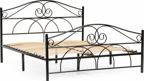 Кровать Woodville Морика 160х200 черная
