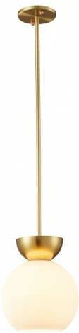 Подвесной светильник iLamp Mono P6079-1 GD+WH (220V, шар)