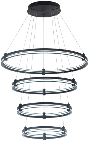 Подвесной светильник ярусный 4006/02/04P Stilfort (регулировка яркости, LED, 220V, пульт управления, на тросе)