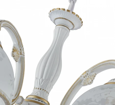 Подвесная люстра Arte Milano AM349737 349737/5 WT+G (220V, на цепи)