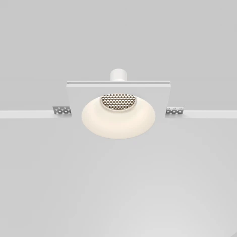 Встраиваемый светильник Maytoni Technical Gyps Modern DL129-GU10-01-W