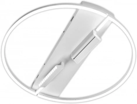 Потолочная люстра светодиодная 106W с поворотными спотами, пульт ДУ Imex PLC-7072-800-MWH