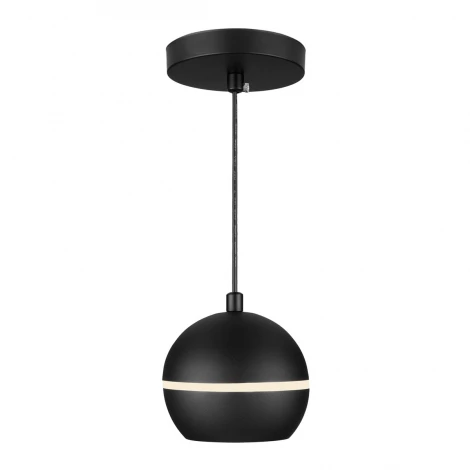 Подвесной светильник светодиодный Черный Elektrostandard DLS023 (220V, на проводе, шар)