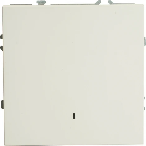 Выключатель одноклавишный с подсветкой (белый) Stekker Эмили 49863