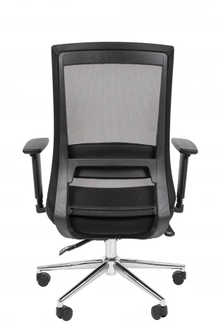 Офисное кресло Chairman 500LUX Россия ткань T черный/TW-01 черный Б/П 7210648