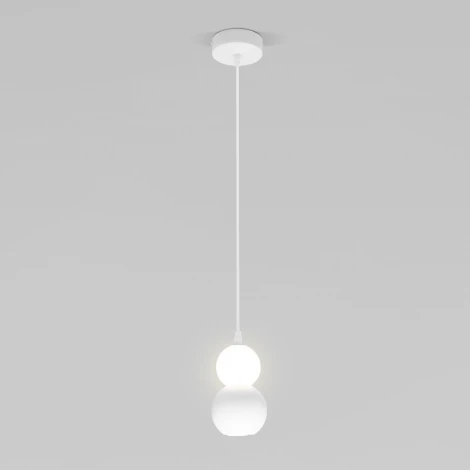 Подвесной светильник Eurosvet Polar 50250/1 LED белый (220V, на проводе, шарики, бусы)