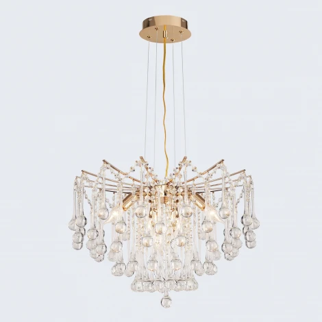 Подвесная люстра хрустальная Modelux MODELUX ML.6761.6 GD